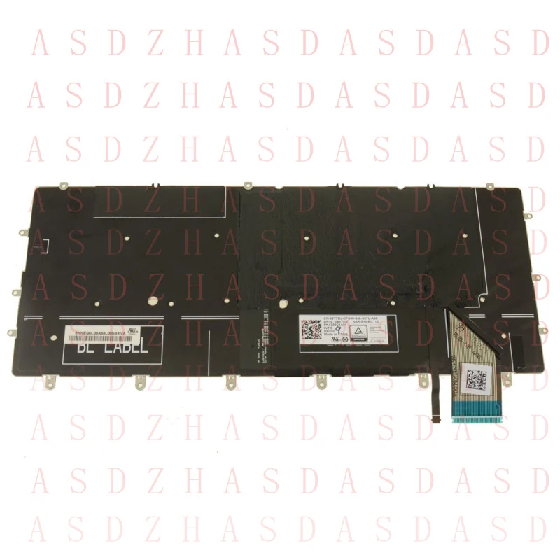 Z  06Y7DJ FOR DELL XPS 13 9370 9380 7390 Laptop Backlit Keyboard