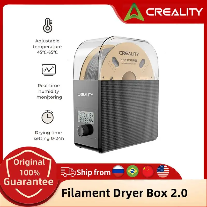 Good Creality Filament Dryer Box Pro for 3D Printer Filament, Upgraded Filament Dry Box 2.0 3D Filament Storages Keep Filaments