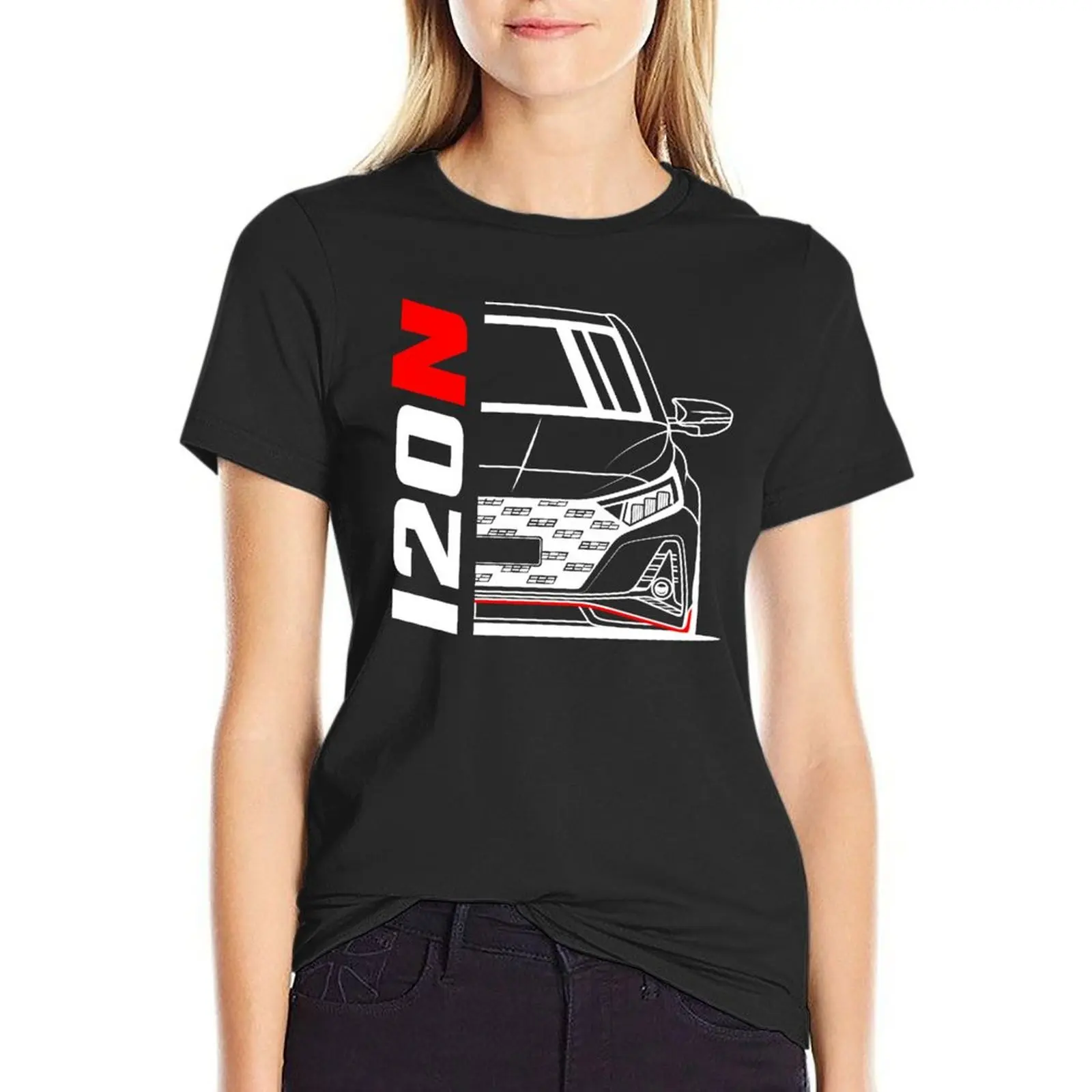 

I20 N KDM Performance T-shirt funny Short sleeve tee summer clothes for Women