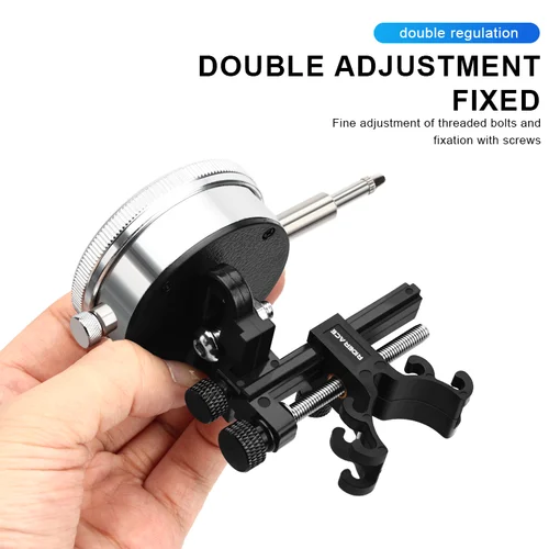 Imagen 2 del producto RIDERACE-soporte para rueda de bicicleta, con indicador de Dial, Mini herramientas de ajuste de llantas para herramientas de reparación de bicicletas de montaña y carretera