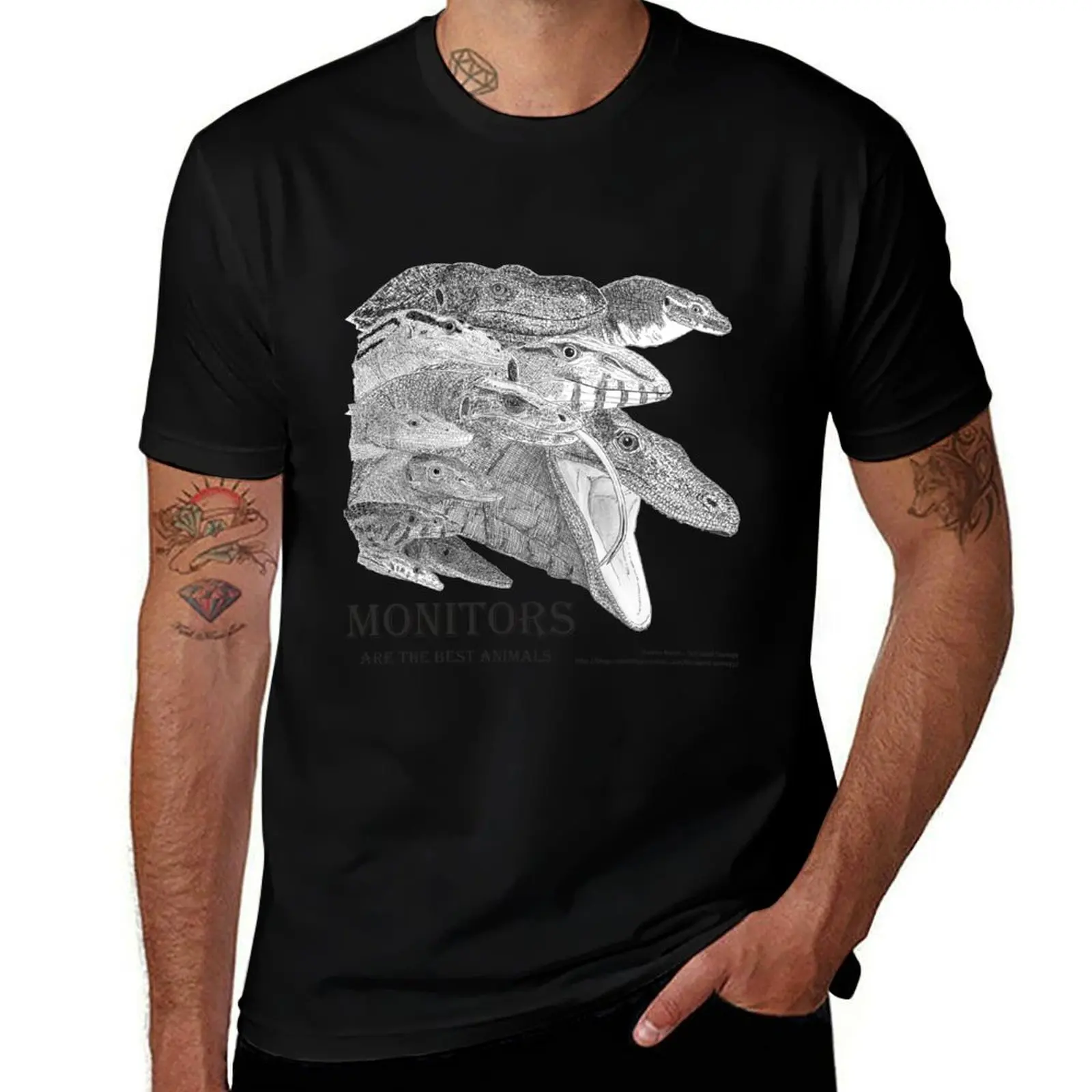 Monitors are the best animals T-Shirt Outdoor Working T-Shirt