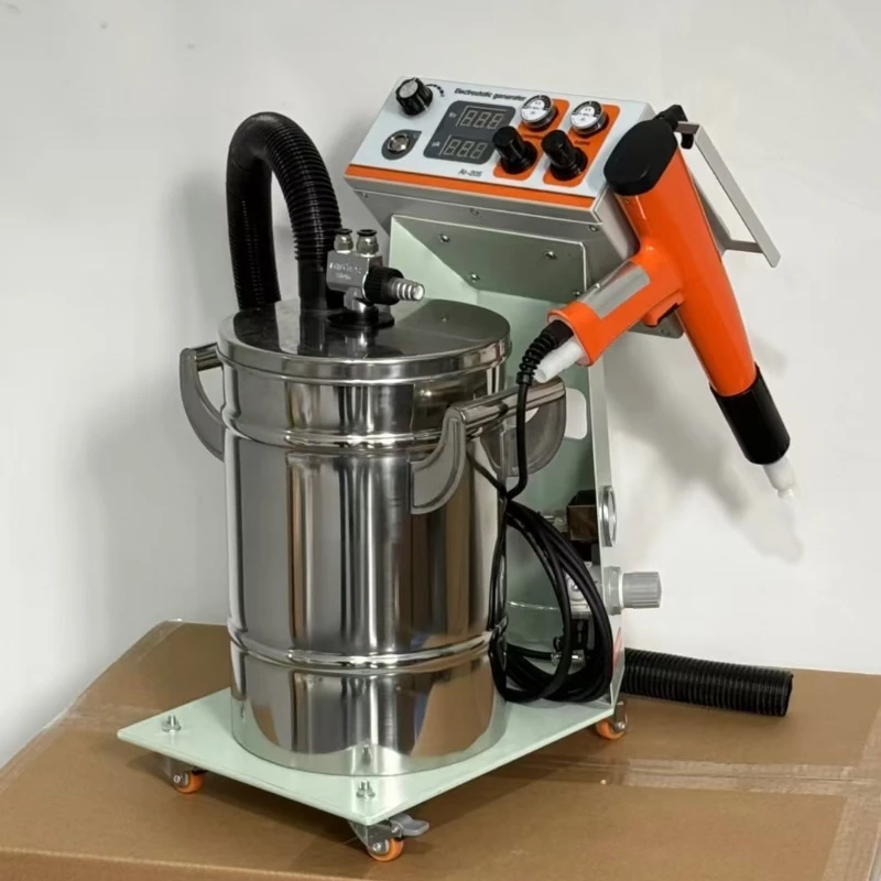 

1 Set Electrostatic Powder Coating Machine with Manual Powder Coating Spray Gun and Powder Tank