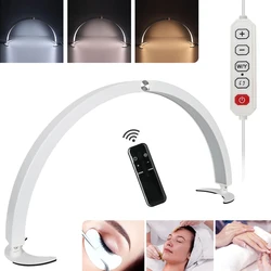29 INCH LED Half Moon Light 40W Eyelash LED Desk Lashes Light 320LEDs Facialist Half Moon Lamp for Beauty Skincare Eyebrows