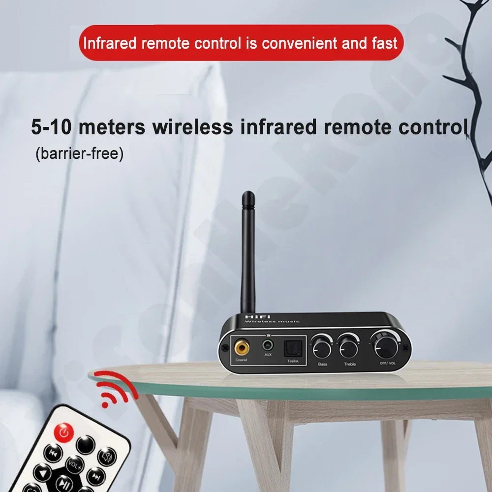 Bild 4: Digital zu Analog Audio DAC Konverter Spdif Optisches Koaxial Signal zu 3,5 MM AUX Verstärker Decoder Bluetooth-Kompatibel Empfänger