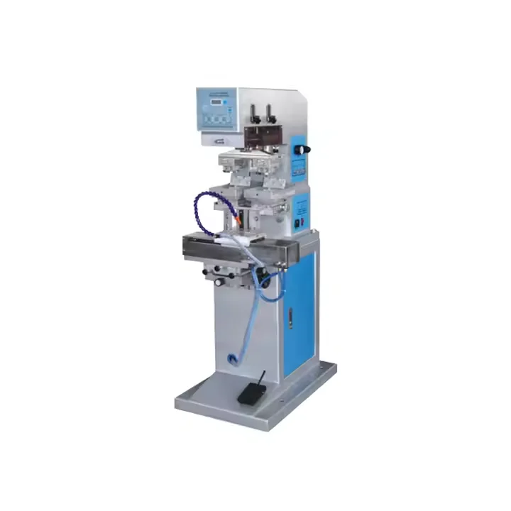 Two Colors Pad Printing Machine Left and Right Shuttle Pad Printer Equipment for Bottle,Toy, Tableware and Cosmetic