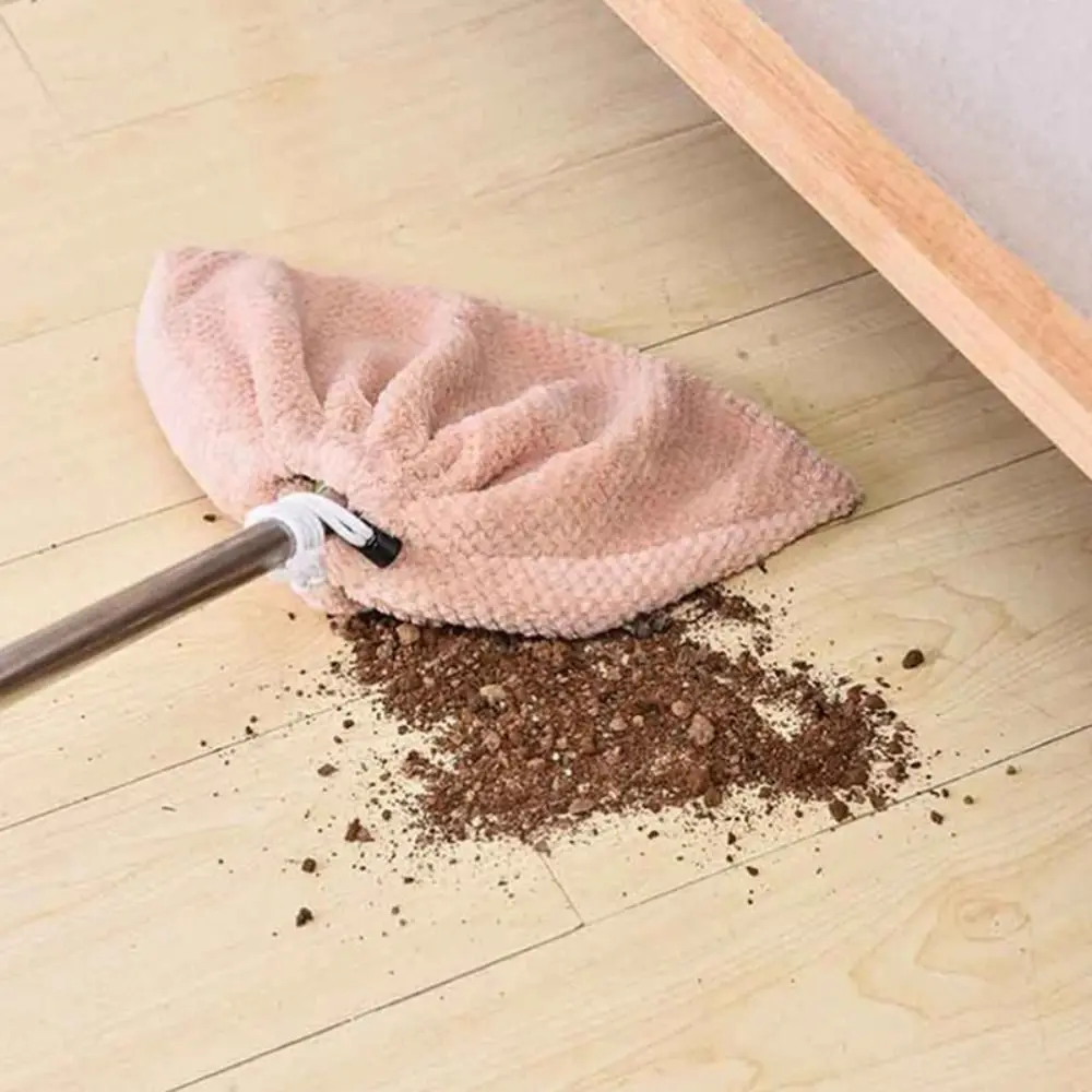 Multifunction Absorbent Broom Cover Cloth Reusable Microfiber Sweeping Cloth Household Cleaning Dust Removal Floor Cleaning Rag