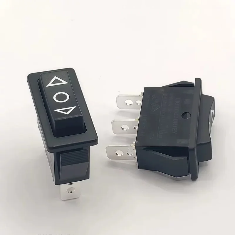 1~5pcs/lot R4 rocker switch with 3-pin button for dual reset power up and down control