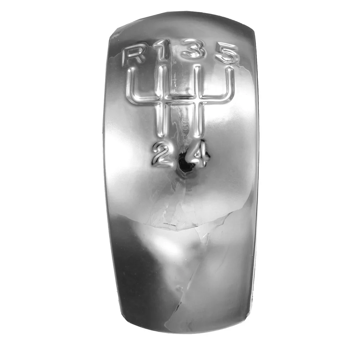 Plastics Chrome Black 5 Speed Gear Shift Knob Cap Cover For Skoda/Octavia MK2 1Z0798001
