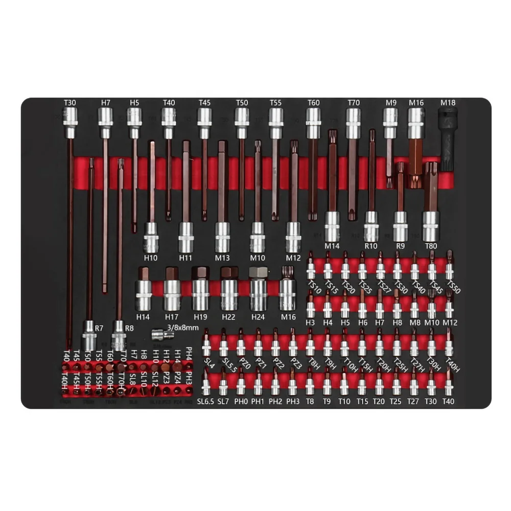 Set Of 78pcs Home Mechanic Ratchet Wrench Socket Combination Tool Set Manual Repair Tool Kits For Cars Motorcycles And Bicycles