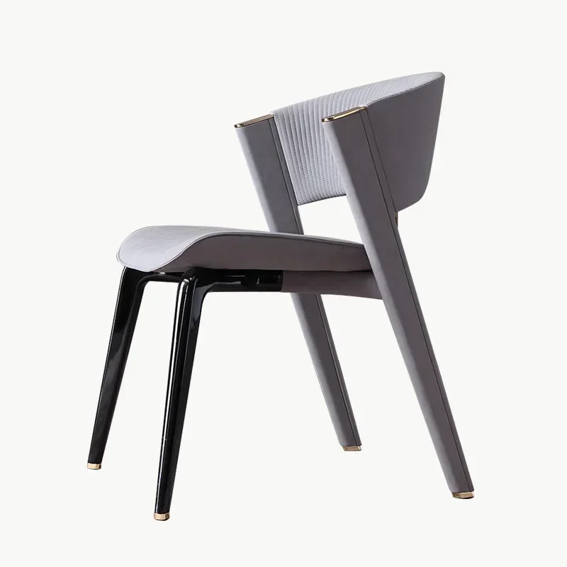 Light luxury high-end reception chair