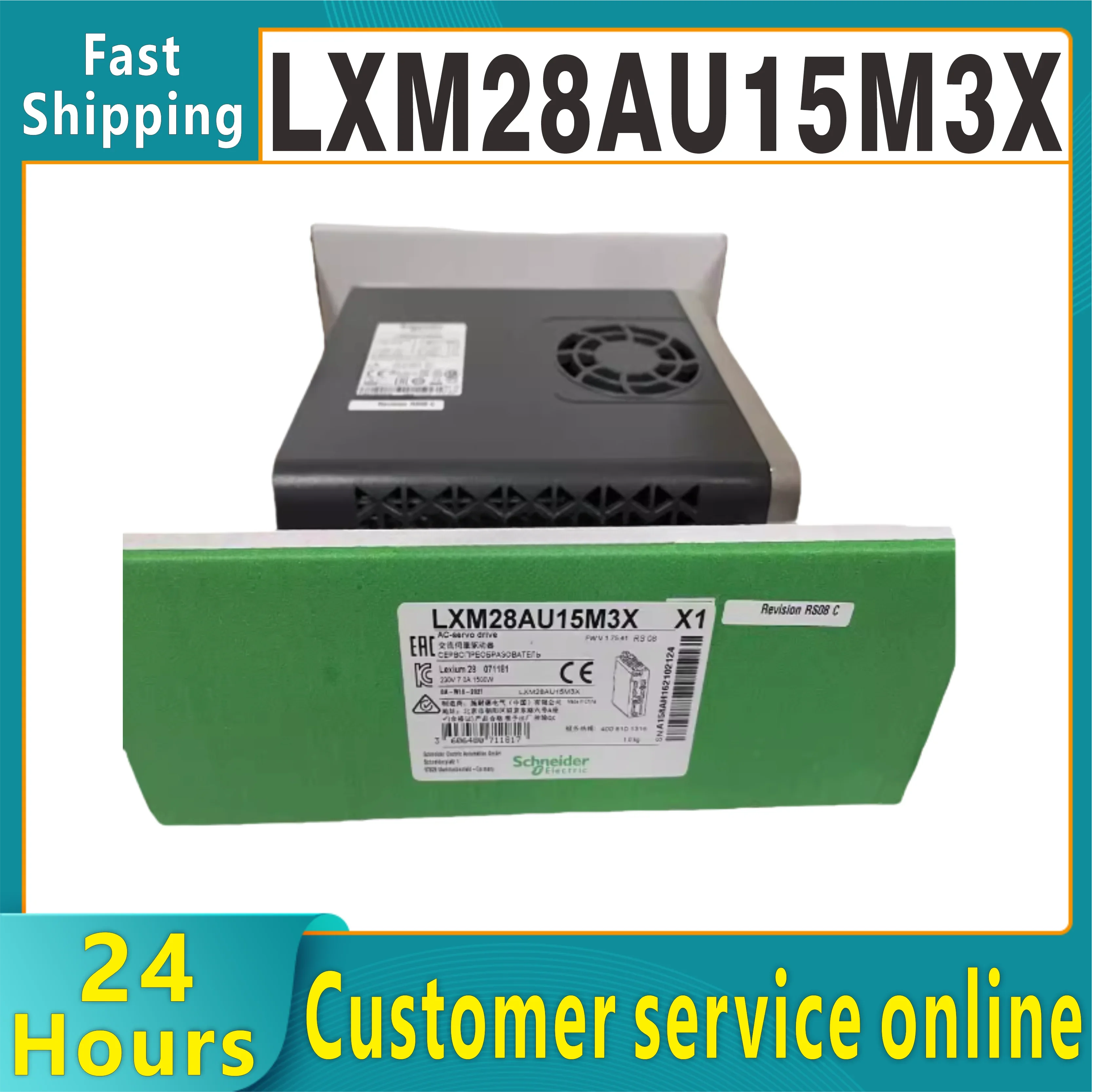 

Оригинальный сервопривод движения LXM28AU15M3X/одинарный/трехфазный 200... 230 В-1,5 кВт