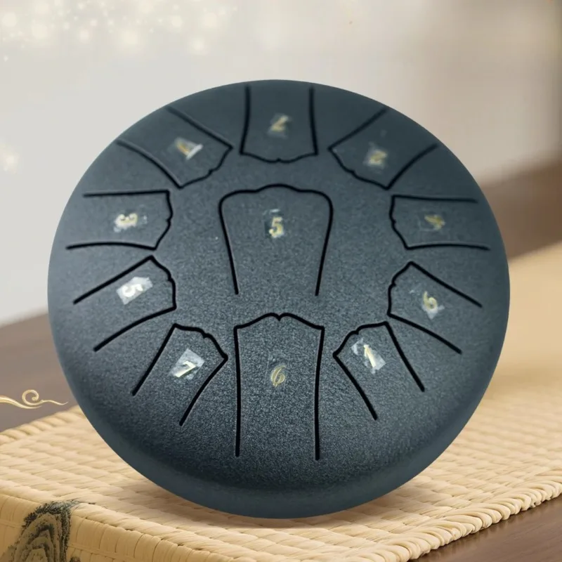 

6-дюймовый язычковый барабан из углеродистой стали, язычковые барабаны для начинающих, профессиональные портативные бубны, ручные ударные инструменты