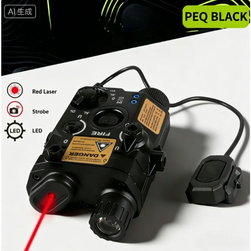 Black Multi-Function Decor Model Module Dual Light Modes Handheld Control Button Hobby Mod Parts