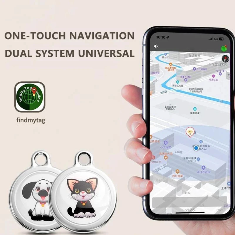 

New precise GPS tracker for pets, Bluetooth compatible, intelligent wearable waterproof locator, real-time tracking device