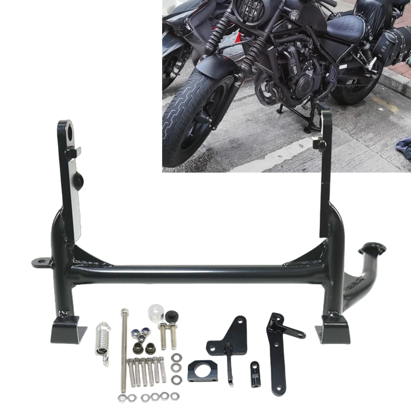 

Pop для Honda Rebel CMX300 CMX500 CMX 300 500 2017-2024 центральная подставка для мотоцикла, большой кронштейн, подставка для парковки Le