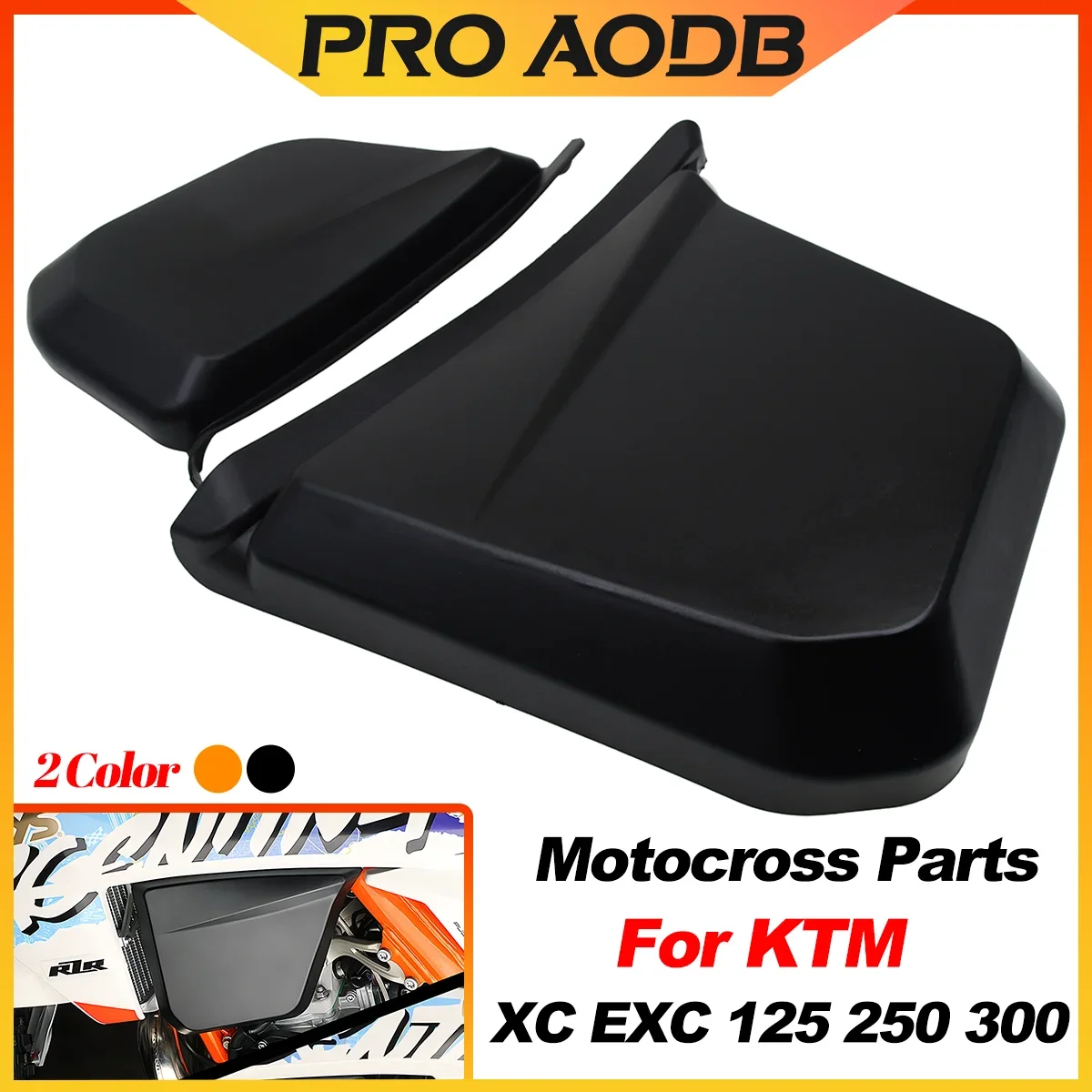 Motorrad kunststoff Links Rechts Kraftstoff Tank Abdeckung Schutz Schutz Für KTM EXC 300 EXC 250 EXC 150 XC 250 XC 300 XC 125 EXC XC 2023 2024