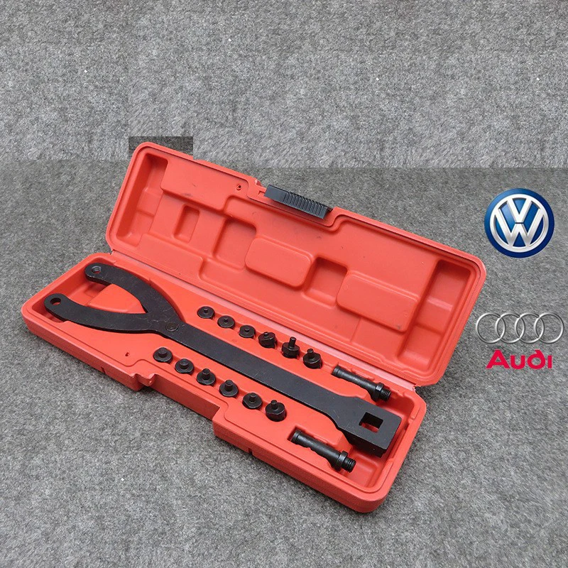 JHZ for 1/2 Inch 15Pc Adjustable Variable Pin Spanner Wrench Automobile Tool Universal Camshaft Pulley Puller Remover Kit