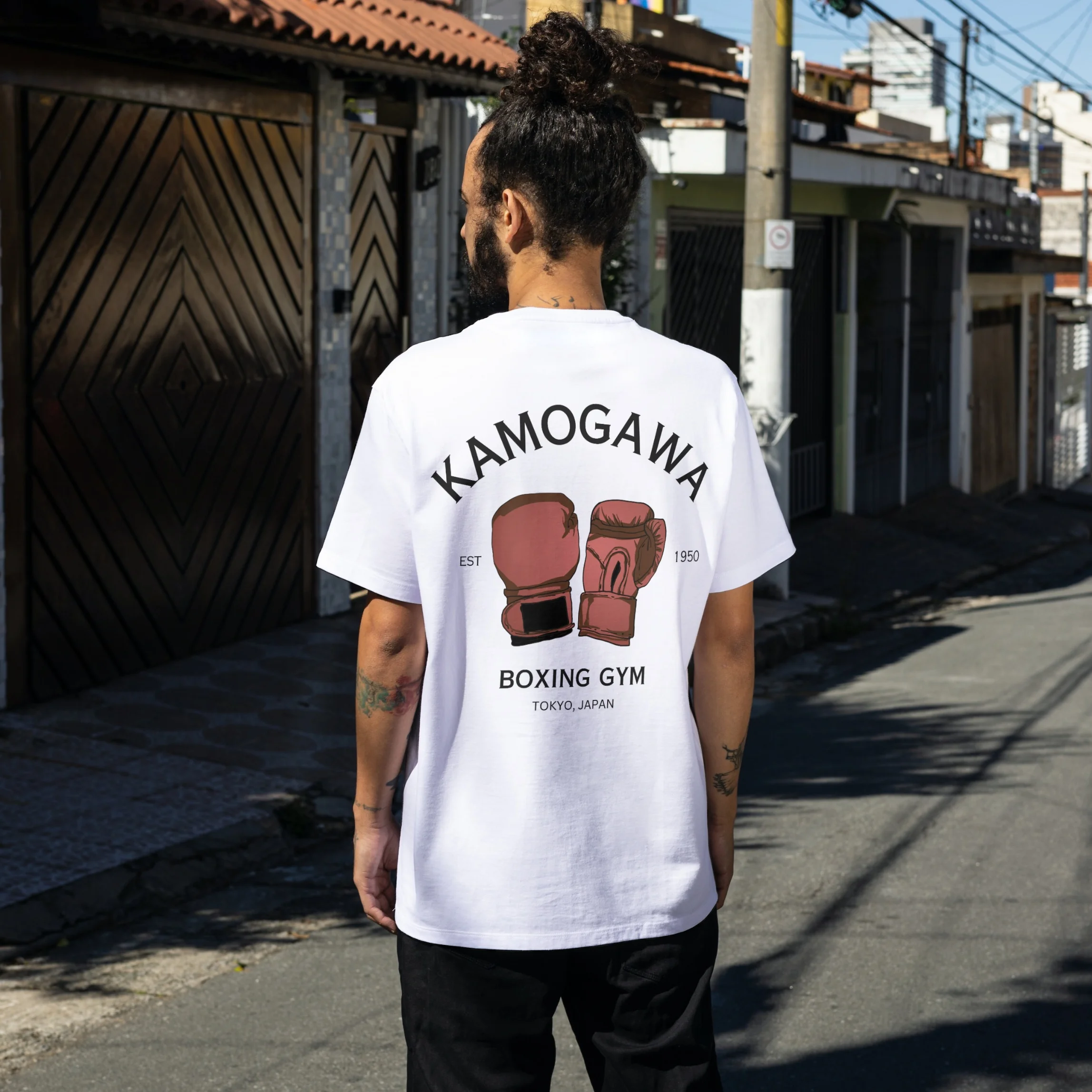 クラシックボクシングジムブランド Tシャツ コットン グラフ - Streetwear Gym Brand のレビューと価格