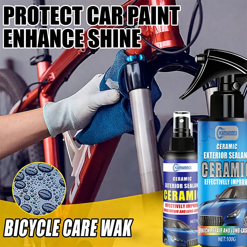 

100ml Nano Ceramic Coating Spray - Cycling-specific gloss protective polish, motorcycle and vehicle anti-scratch. Anti-scratch,