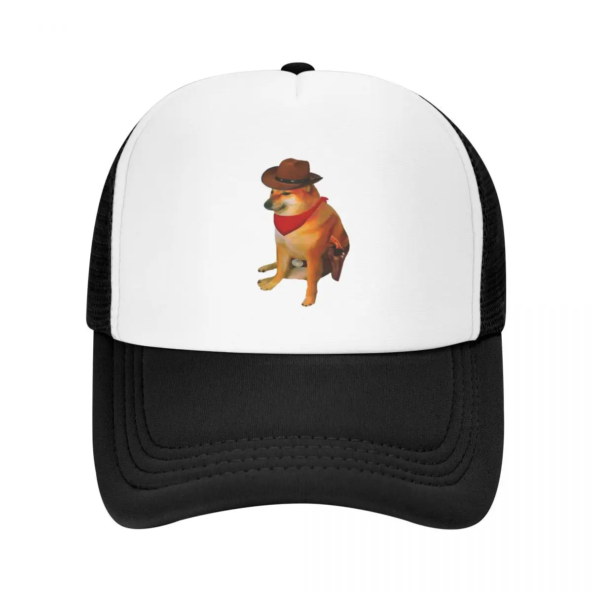 Doge Shiba Inu Memes Cap Fashion Casual Mesh Baseball Caps Adjustable Hat Hip Hop Summer Unisex Baseball Hats Polychromatic