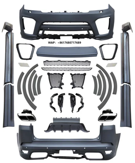 SVR BODY PARTS CAR COMPLETE BODY KIT for RANGE ROVER SPORT 2014 UPGRADE to 2020 SVR