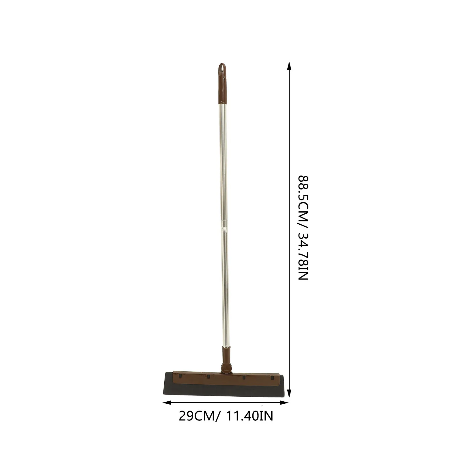 1Set Premium Home Cleaning Broom Dustpan Combo Ergonomic Extended Handle Floor Sweeping Tool for Wood Tile Cement Surfaces Tidy