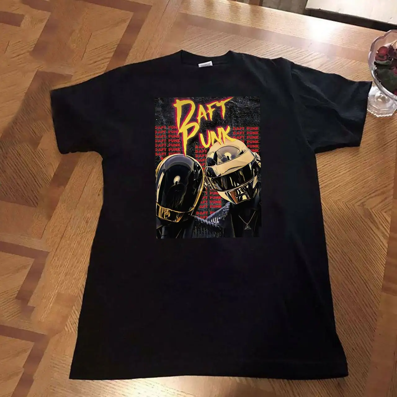 Daft Punk 2022 Design Black T Shirt SweaT s Size S 4XL Adult High Quality Best