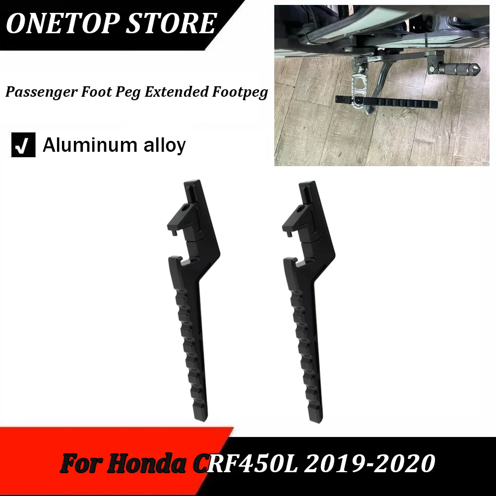 

Motorcycle Rear Passenger Footpegs Extensions For Honda CRF250R CRF450R CRF450RWE CRF450RX CRF450X CRF450RL CRF450L CRF250RX