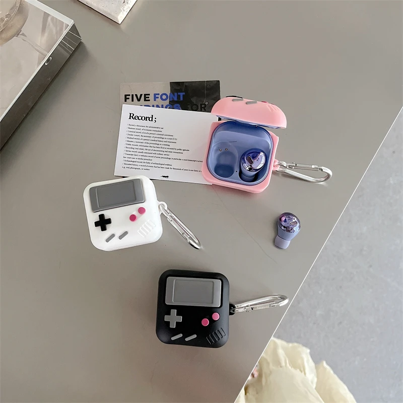 Casing untuk Samsung Galaxy Buds Live/Buds Pro/Buds 2/ Buds2 Pro 3D, casing Earphone kartun lucu aksesoris pelindung untuk casing buds 2 pro