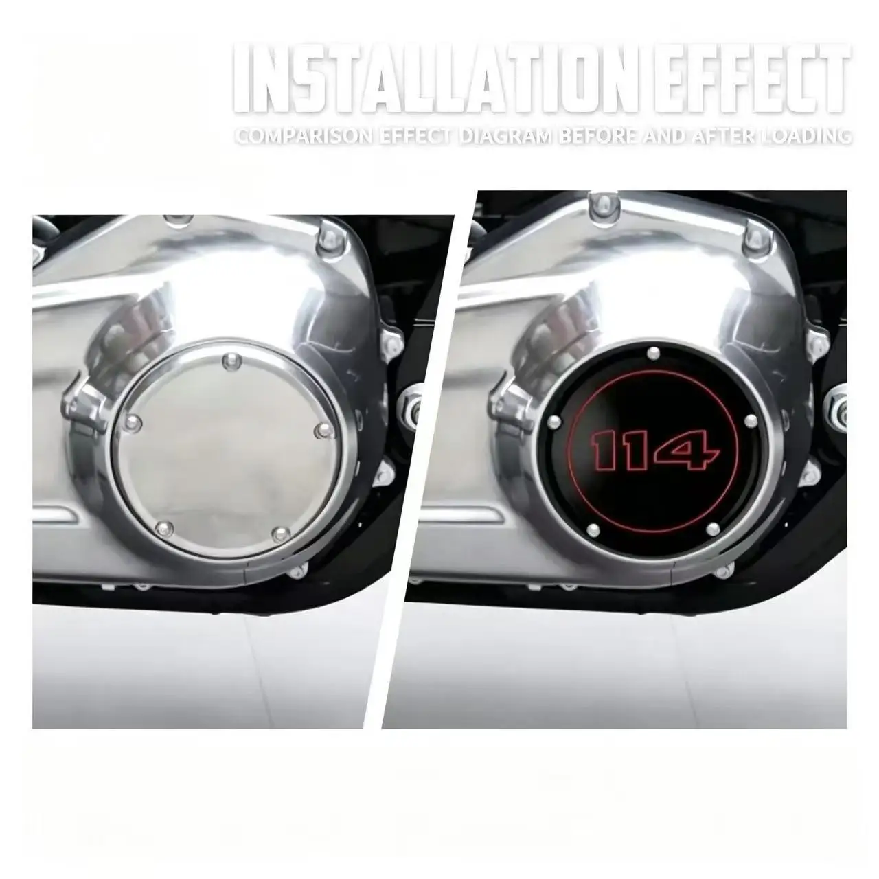 Motorfiets Derby Timer Koppeling Timing Motor Zijkap Voor Harley Softail 114 117 Straat Fat Bob Low Rider Fatboy Breakout 22-25