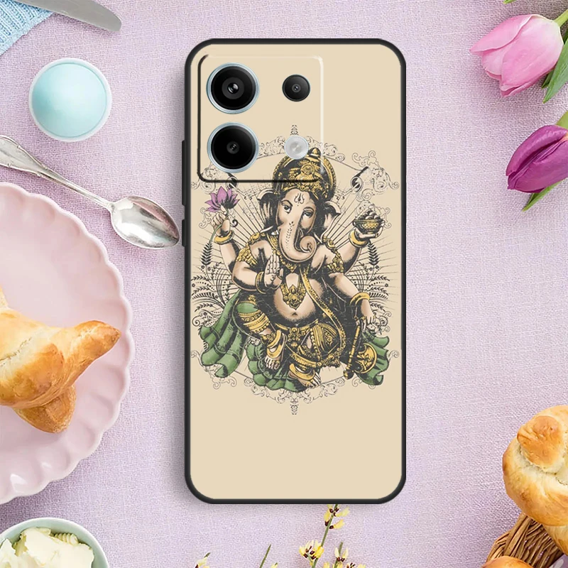 Lord Ganesha Case For Xiaomi Redmi Note 12 11 9 10 13 Pro Plus 9S 10S 11S 12S Redmi 12 10 C 9C 13C Cover