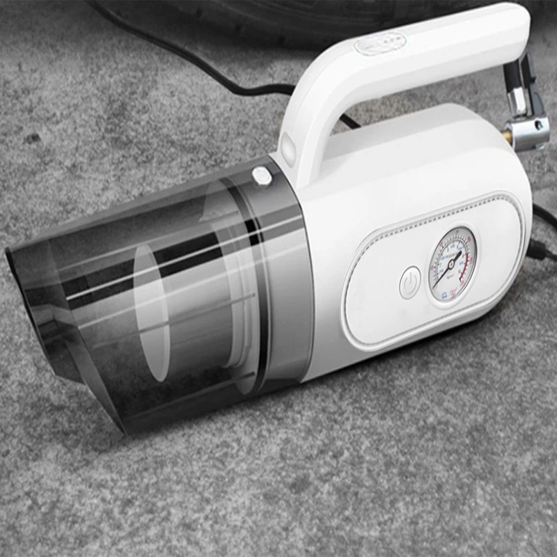 Handheld Vacuum Cleaner With LED Light,Multifuctional Cleaner With Tire Pressure Monitoring Inflation Easy To Clean