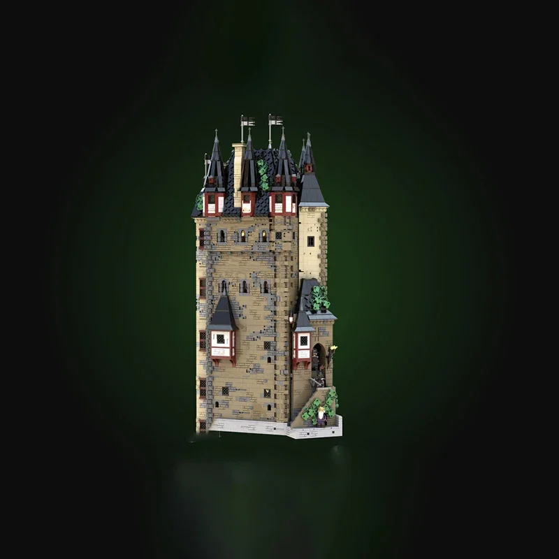 Prachtig nieuw product MOC-bouwstenen Middeleeuwse architectuur Modeltechnologie Modulair kinderspeelgoed Cadeau DIY-montageset