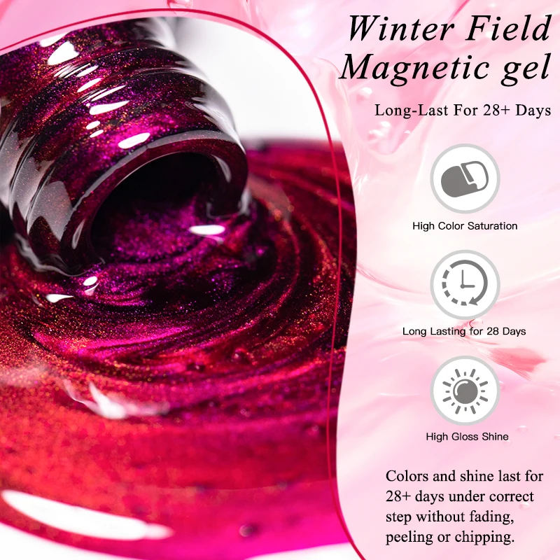 7 stücke Winter Feld Katze Magnetische Gel Nagellack Set Ozean Tier Katze Magnetische Design Semi Permanent UV Gel Lack Soak off Nägel