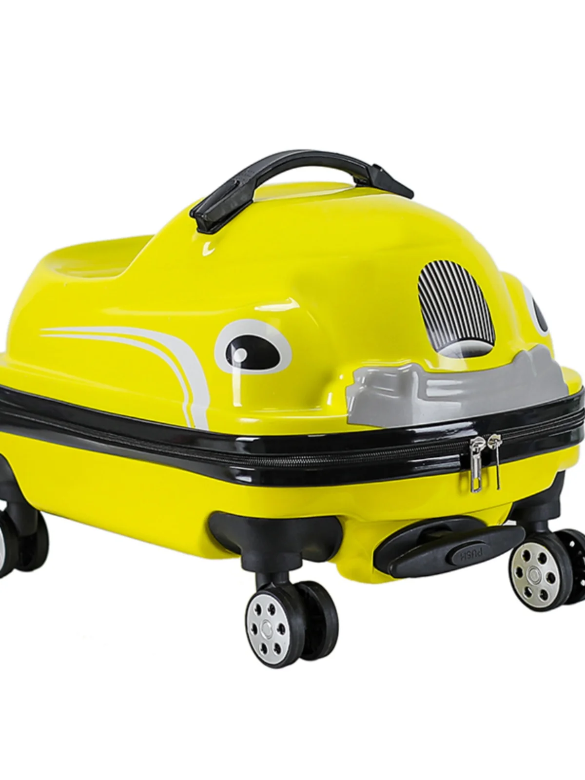 حقيبة سفر رائعة للأطفال للركوب على النقل محمولة باليد من مادة البولي كربونات ABS متوفرة بألوان متعددة