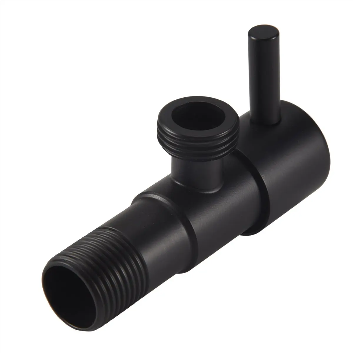 newA10R Black Angle Valve 304 Stainless Steel Water Stop Valve Leak-Proof Water Cold and Hot General Bathroom Accessories