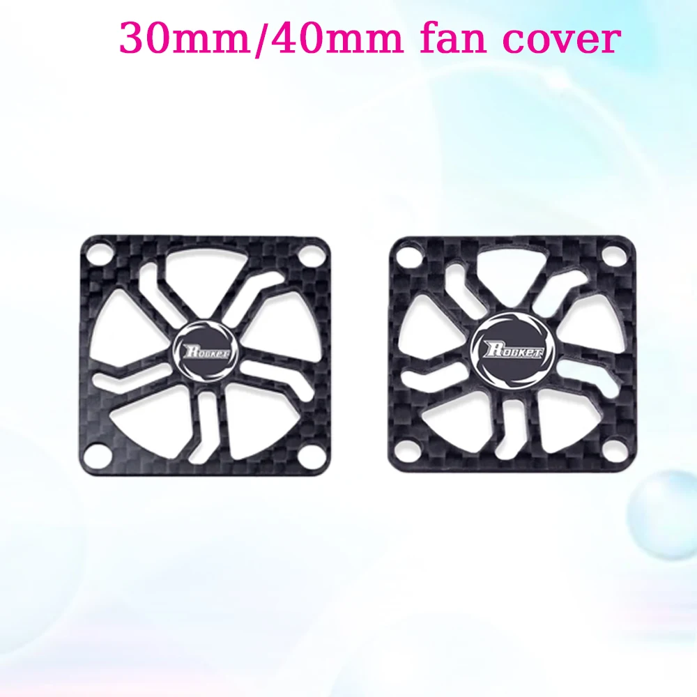 2PCS SURPASS HOBBY Cooling Fan 25/30/35/40/50mm Rocket Heat Dissipation Fans Metal Motor Fan Cover for Brushless Motor RC CAR