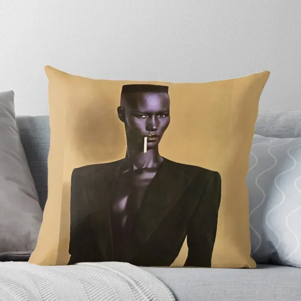 

Grace Jones chanteuse extraordinaire! Throw Pillow pillow cover luxury christmas ornaments 2025 Pillowcases For Pillows pillow