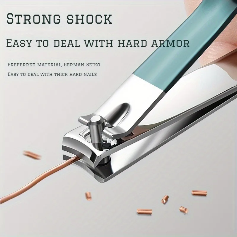 Ensemble de coupe-ongles portables en acier inoxydable, outil de manucure et de pédicure, outils professionnels de soins des ongles des pieds, 4 pièces