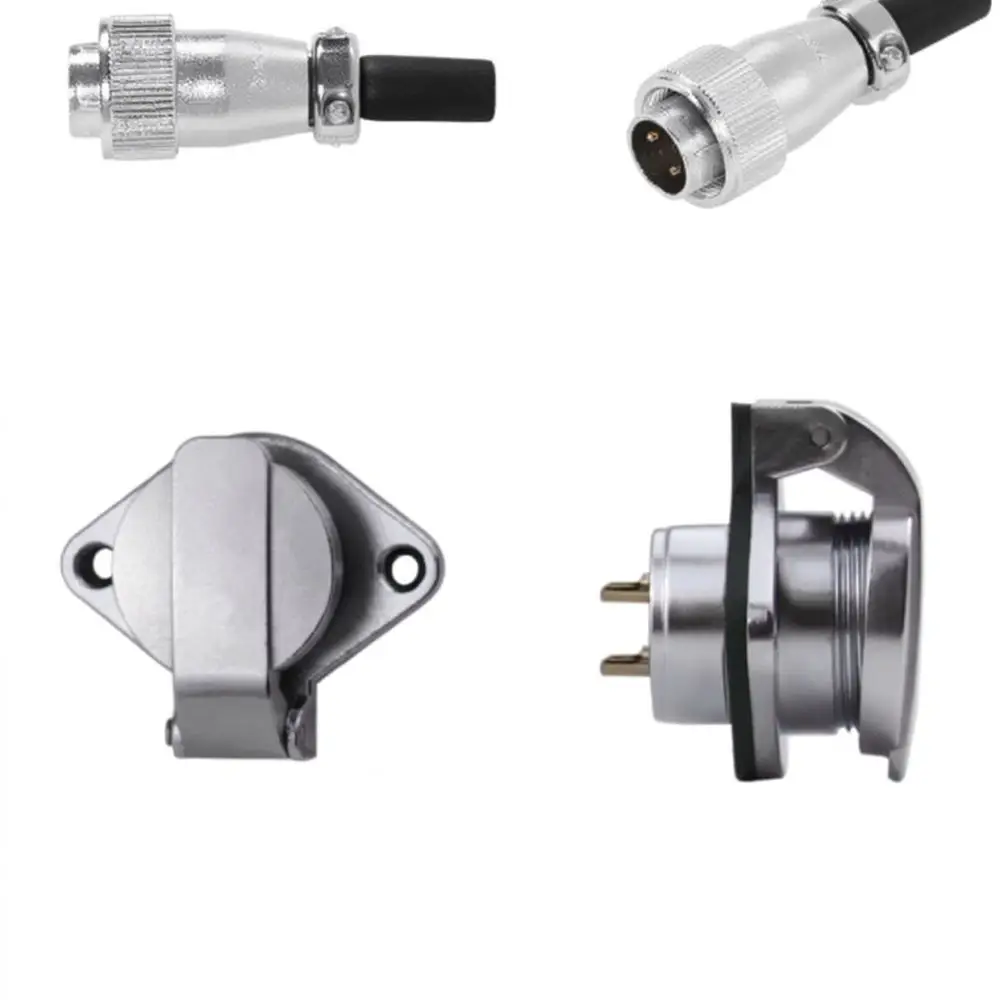 WS16 Industrial Electrical Aviation Plug Socket Connector Flange Mount With Cover For ZHQCN Control Panel Wiring