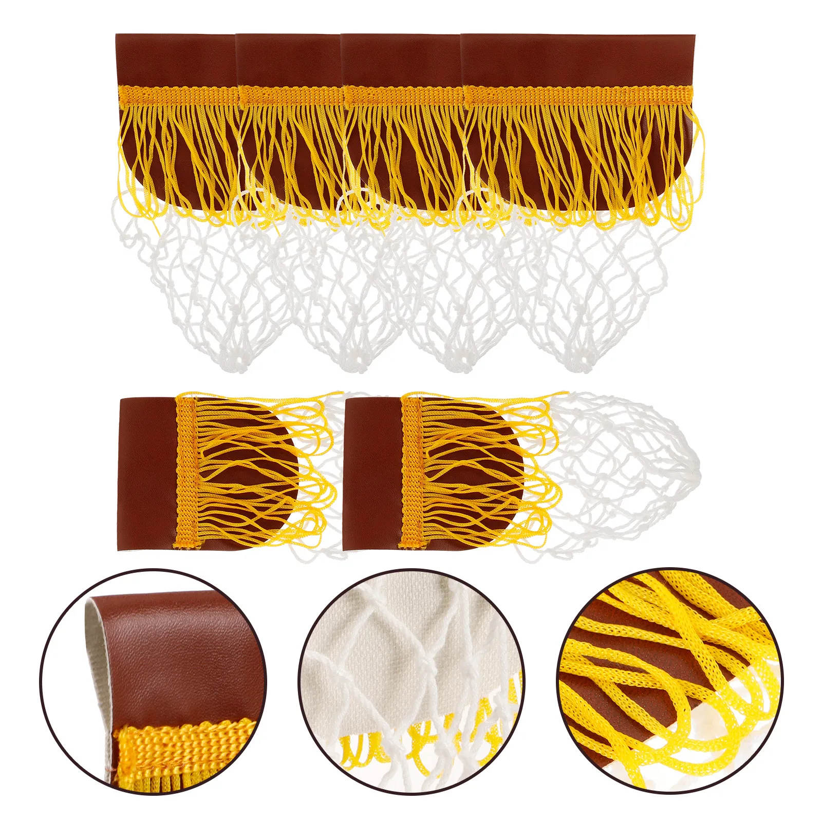 

6Pcs High Strength Plastic Pool Table Pocket Liners Net Pocket for Billiards Ball Storage Basket Pool Table Accessories Kit