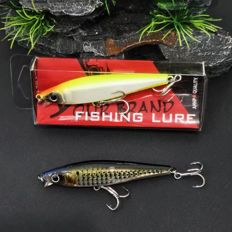 Short Lip Sinking Minnow Pencil Wobblers AIRAZOR 85S Ultra Long-cast Fishing Lure 85mm 19g Saltwater Catlassfis Bait Fish Pesca