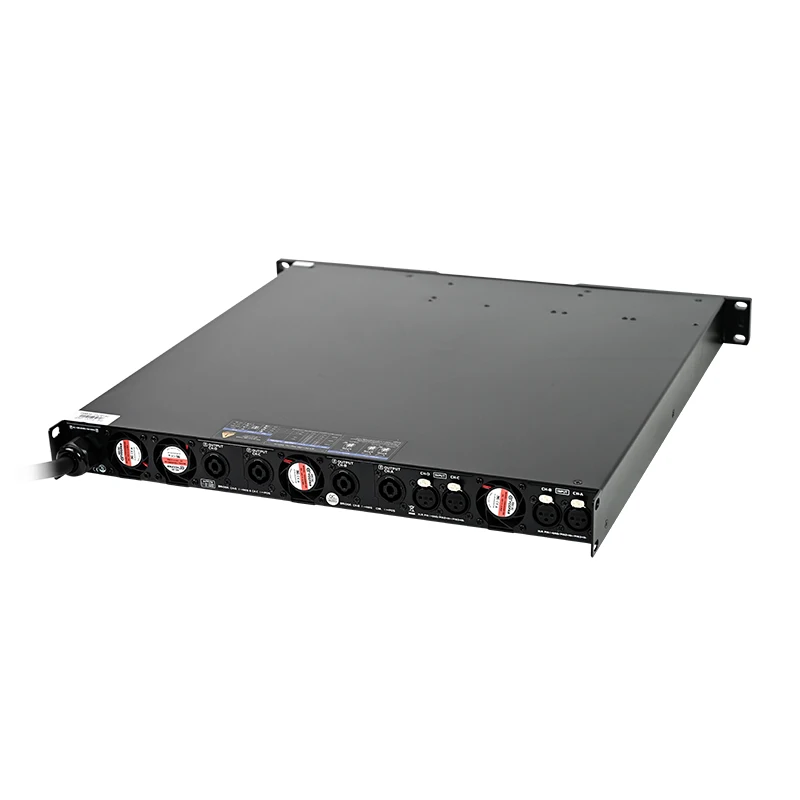Digital Power Amplifier Dante Optional High End Multi Function Dsp D4-3500 1U Digiial Amplifier 4 Channel Pro Audio Big Power