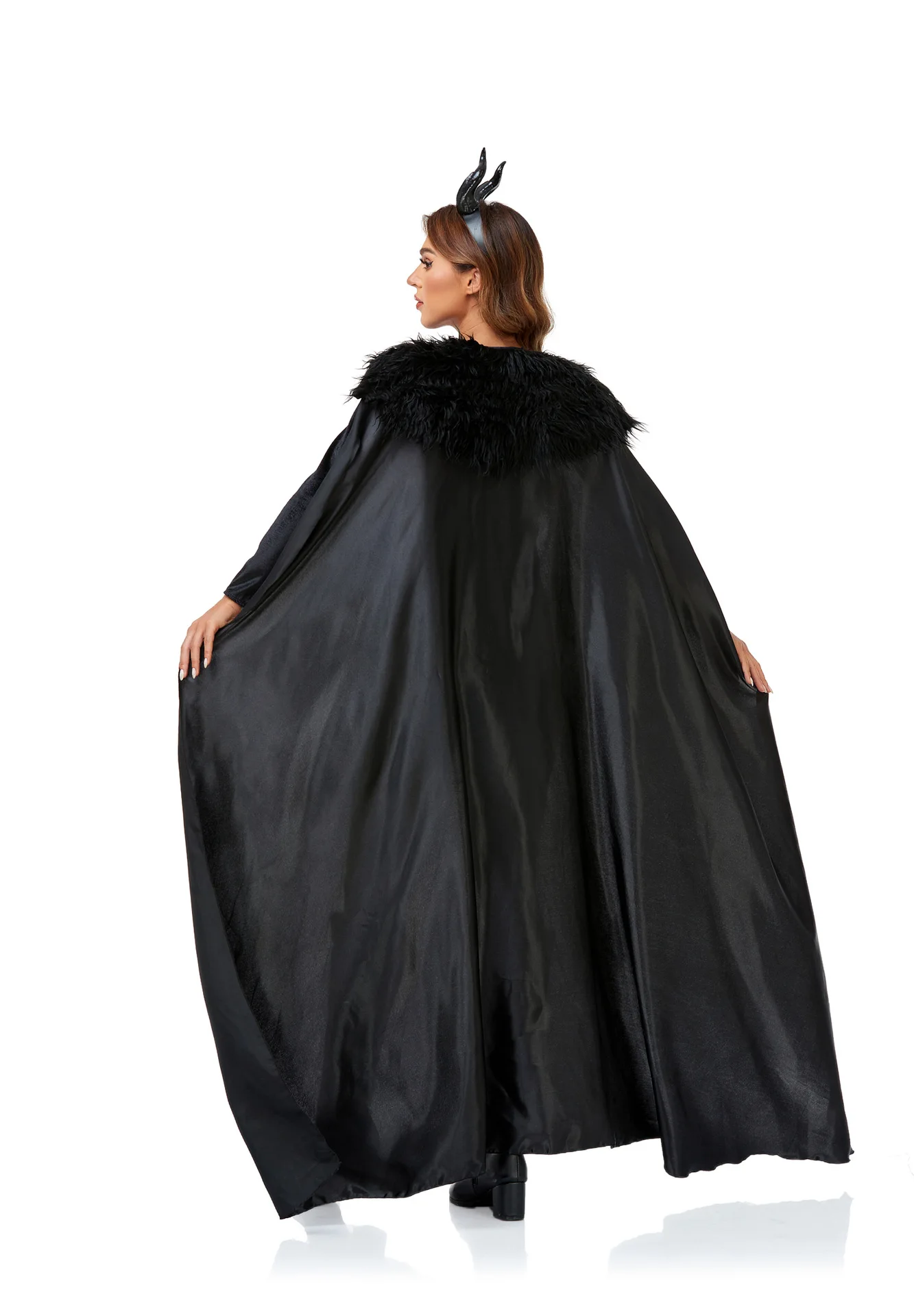 Costume da travestimento fantasia strega Cosplay di Halloween