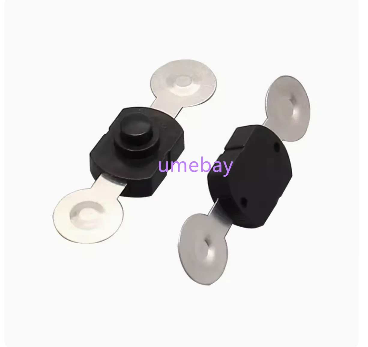 5 pieces, integrated circuits,   Strong flashlight switch button 1712-YY vertical sticker with 2 pins