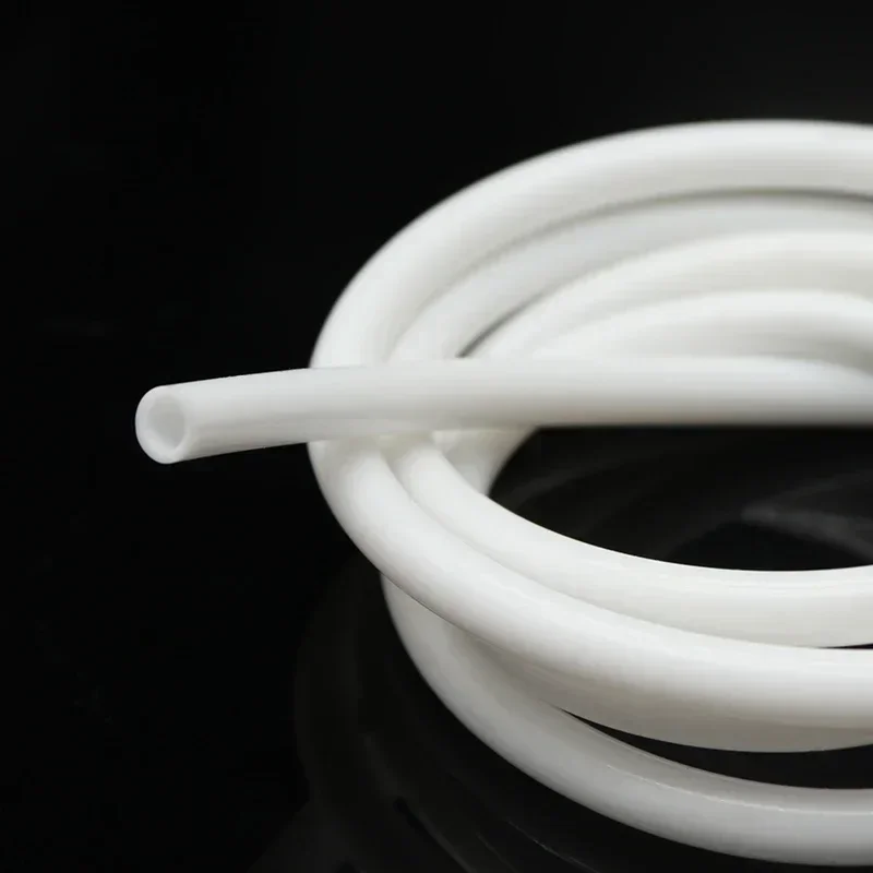 Tuyau en caoutchouc de Silicone blanc de qualité alimentaire, 1/5/10M, ID 0.5 1 2 3 4 5 6 7 8 9 10 12 14 16 18 20 25mm, Tube Flexible non toxique