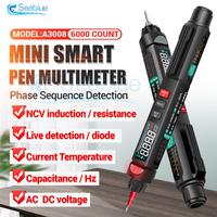 A3008 Digital Multimeter Test Pen 6000 Counts Auto Intelligent Sensor Electrical AC/DC Voltage NonContact Tester Pencil