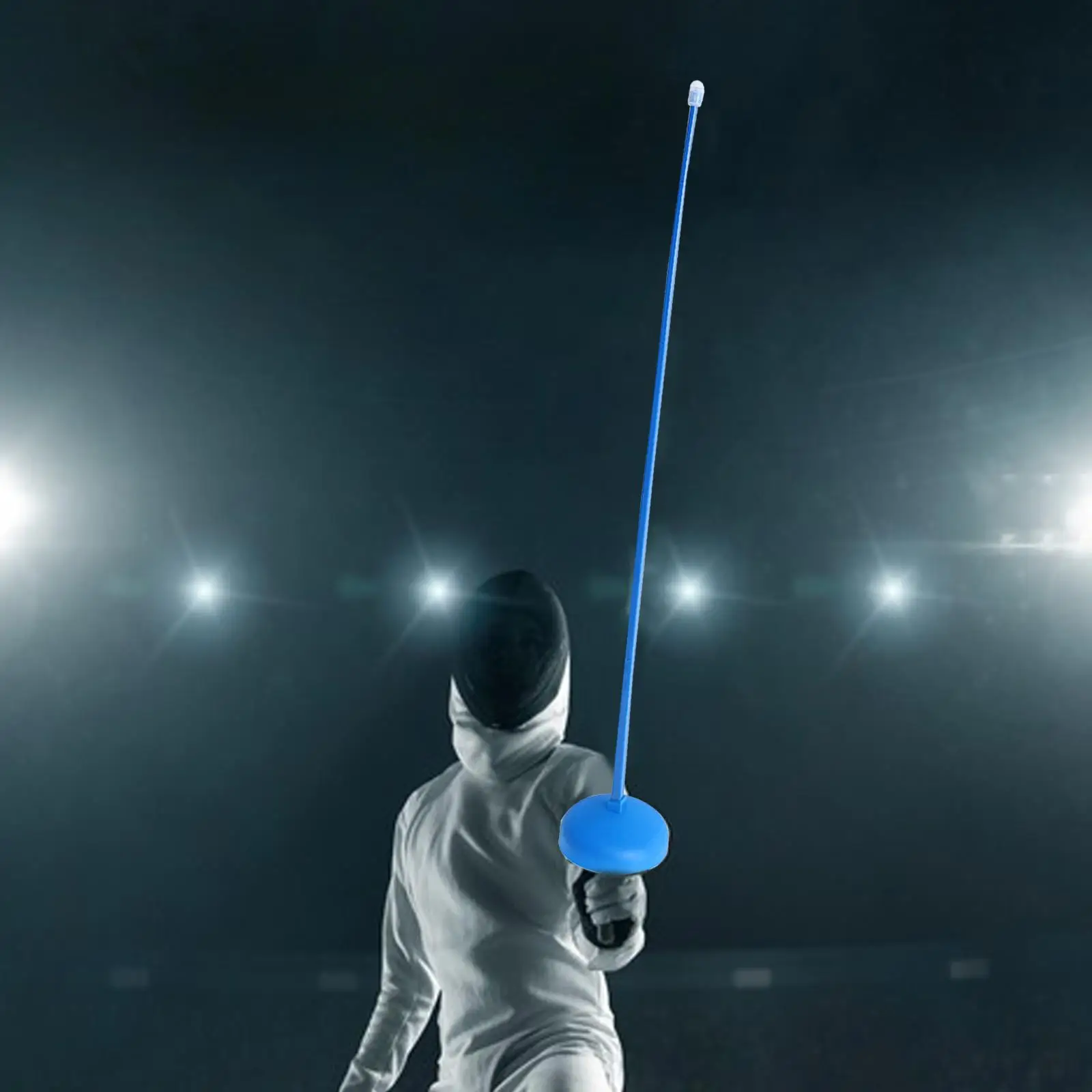 Fencing Sword Toy for Kids Motion Sensing Light Sound Plastic Non Slip Handle Training Prop for Birthday Parties