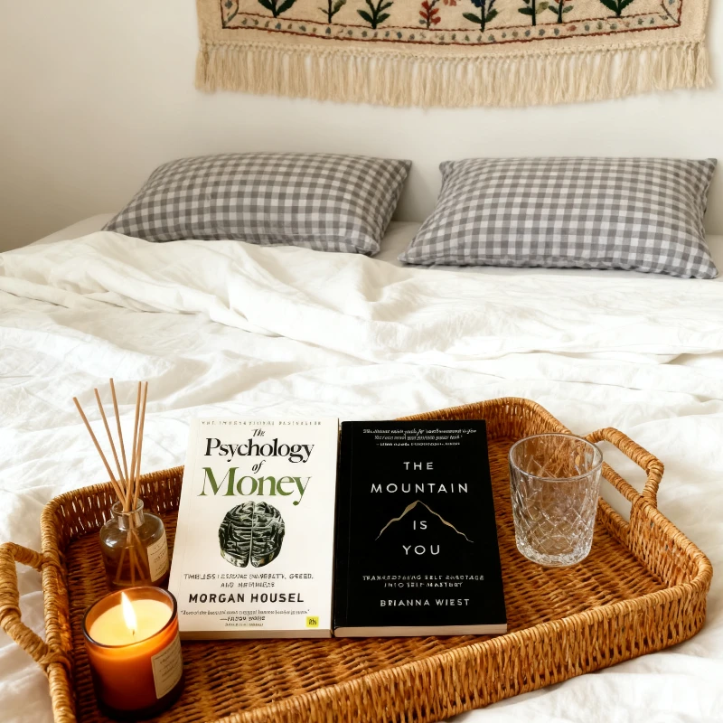 

《The Psychology of Money》+《The Mountain Is You》Rebuild your inner self with the psychology of money Can be placed in the bedroom