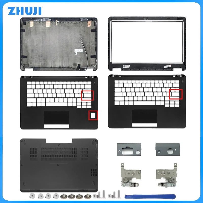 

НОВИНКА для Latitude 7270 E7270, задняя крышка ЖК-дисплея, передняя рамка, лицевая панель, упор для рук, нижняя нижняя часть корпуса, петли, крышка